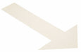 K3732 Floor Tape White 6 inx10 in Arrow PK50