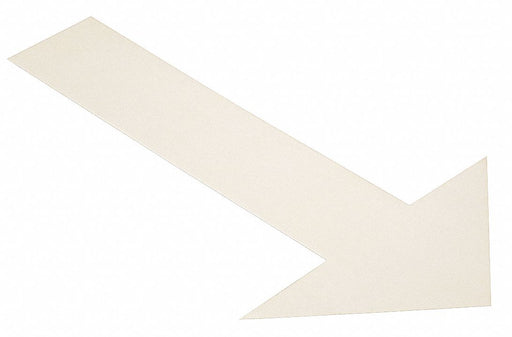 K3732 Floor Tape White 6 inx10 in Arrow PK50