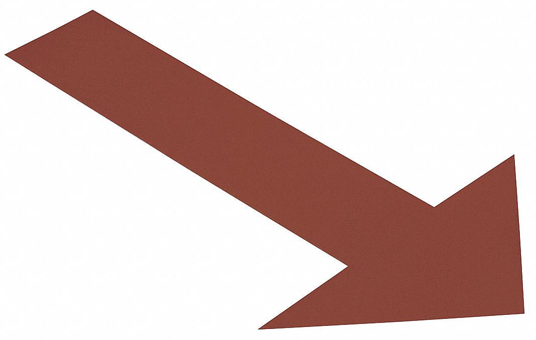 K3732 Floor Tape Brown 6 inx10 in Arrow PK50