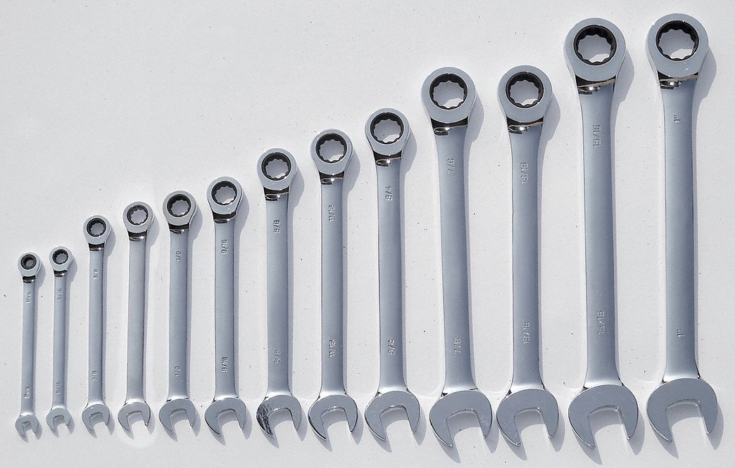 Combo Wrench St CV Steel Mirror Standard
