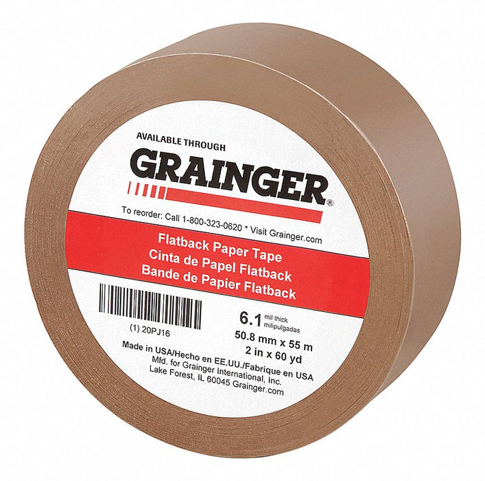 Masking Tape 2 W 60 yd L Tan