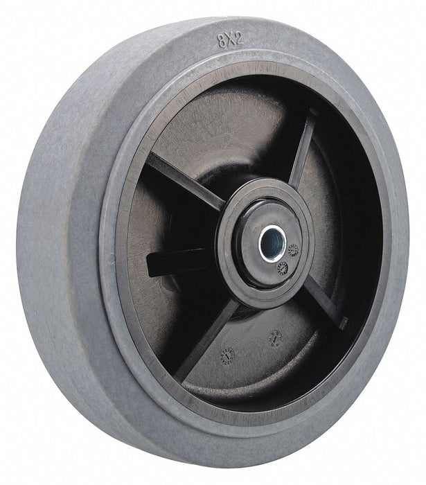 Caster Wheel 8 dia 500 lb Gray