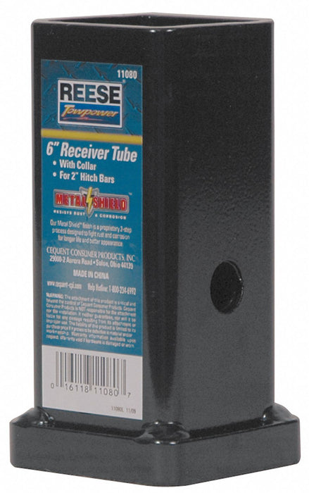 Receiver Tube Steel 6 in