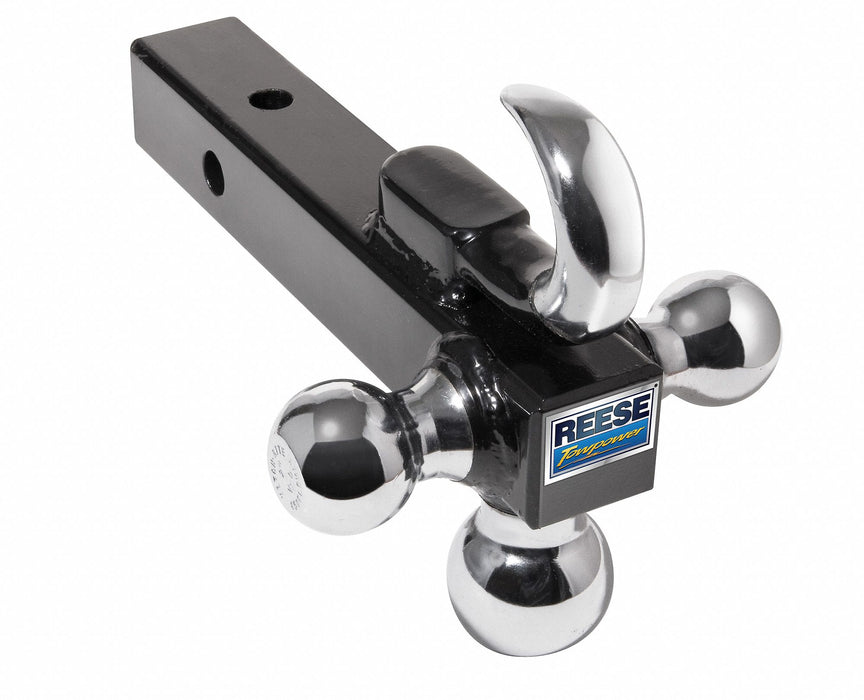 Tri Ball Mount w/ Hook 8 in