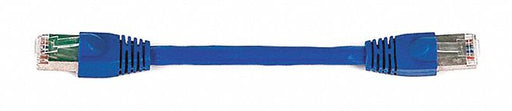 M3405 Patch Cord Cat 6A Booted Blue 0.5 ft.