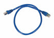 M3405 Patch Cord Cat 6A Booted Blue 2.0 ft.