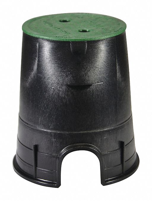Valve Box Round 9in.Hx8-3/8in.W 6-1/2in.