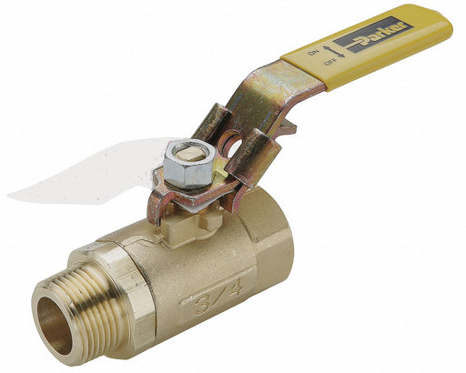 Manual 2-Way Ball Valve NPT Brass