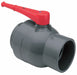 Manual 2-Way Ball Valve Socket PVC