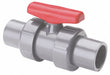 Manual 2-Way Ball Valve Socket CPVC