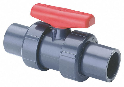 Manual 2-Way Ball Valve Socket PVC