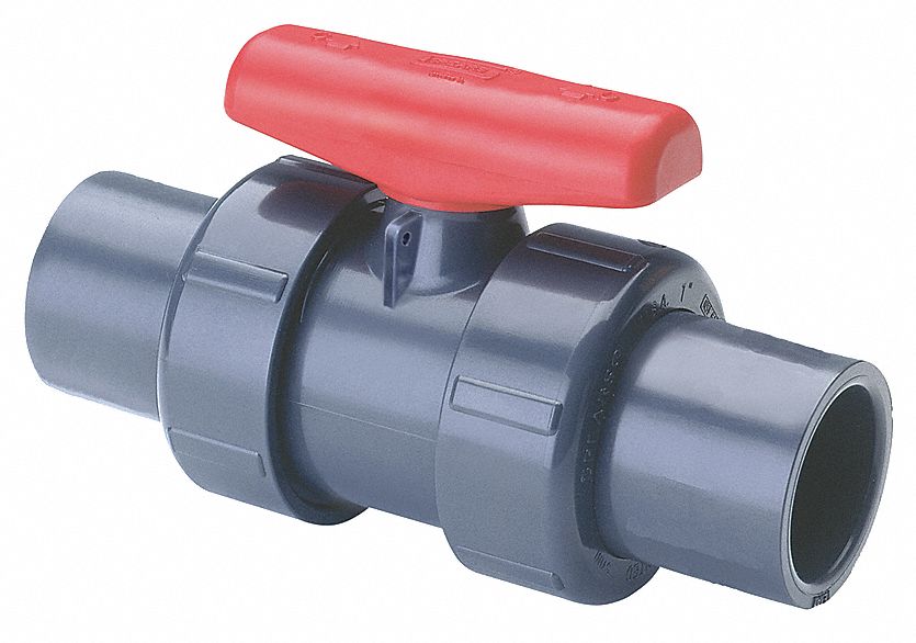 Manual 2-Way Ball Valve Socket PVC