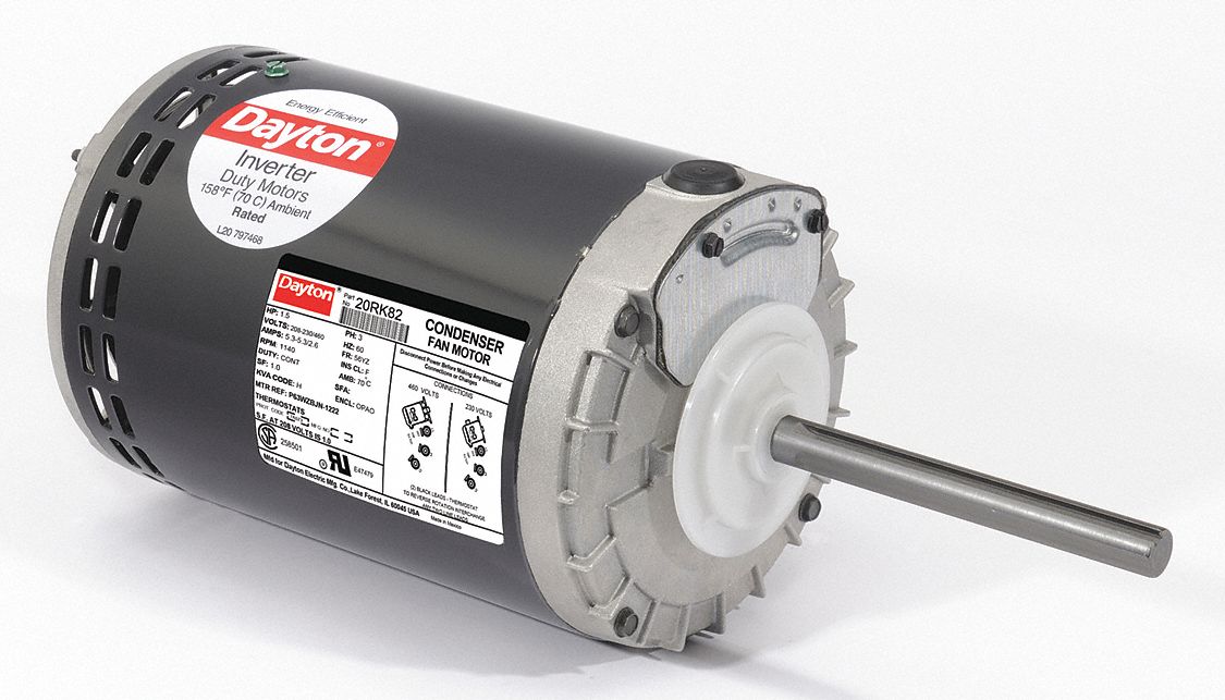 Fan Motor 1-1/2 HP 1140 rpm 60Hz