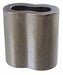 Wire Rope Oval Sleeve 7/16 in Copper