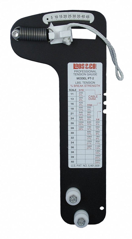 Wire Rope Tension Gauge 180 to 2 000 lb