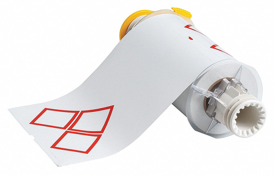 Pre-Cut Label Stock Roll White Gloss
