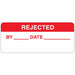 InspectionLabel Red/White PK364