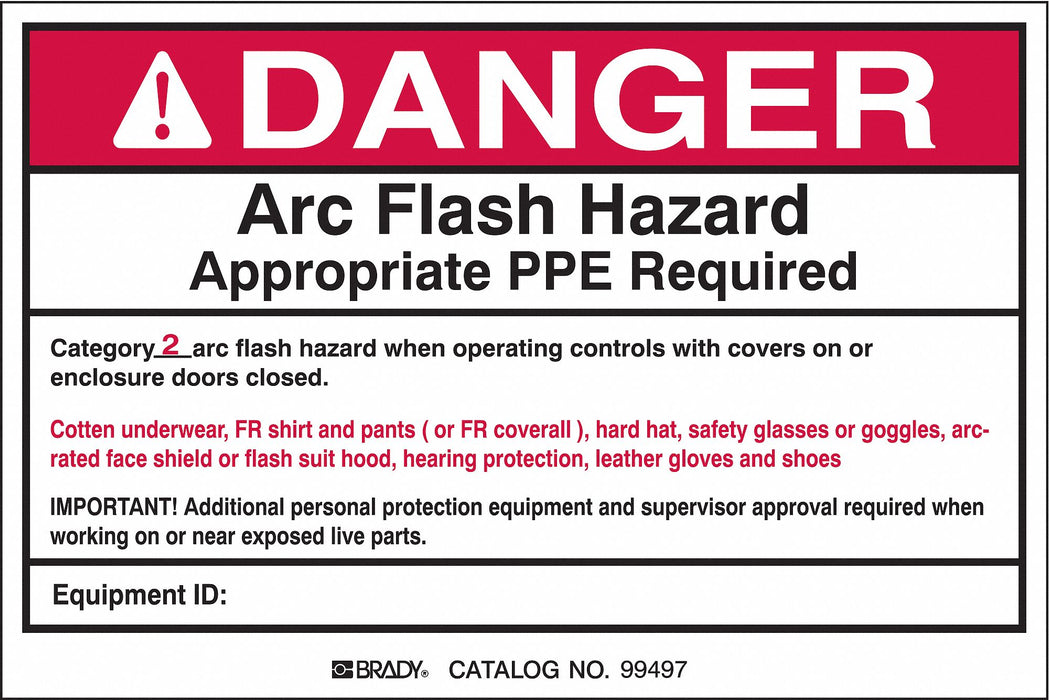 Permanent Adhesive Label 4 in x 6 in PK5