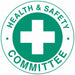 HardHatLabel Vinyl Circle White PK4