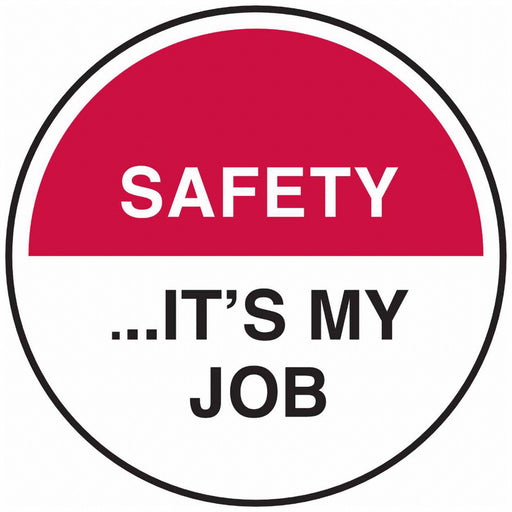 Hard Hat Emblem Labl 2in. Dia Vinyl PK4