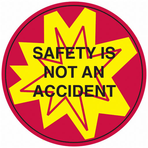 HardHatLabel Vinyl Circle Yellow PK4