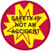HardHatLabel Vinyl Circle Yellow PK4