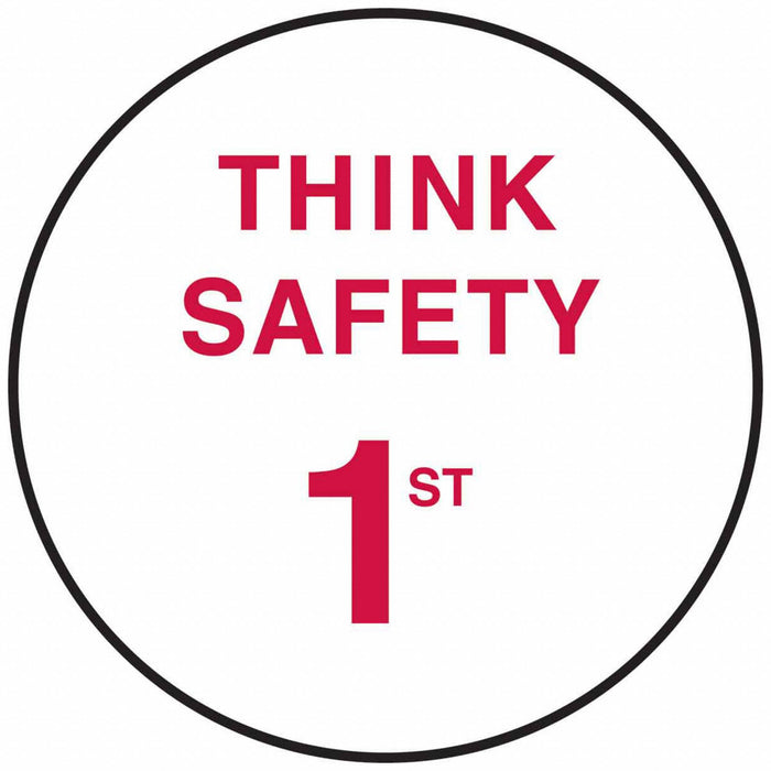 Hard Hat Emblem Labl 2in. Dia Vinyl PK4