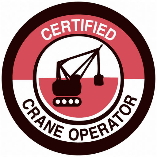 Hard Hat Emblem Labl 2in. Dia Vinyl PK4