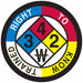 Hard Hat Emblem Label 2in. dia.