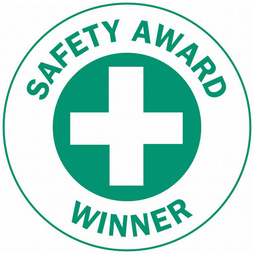 Hard Hat Emblem Labl 2in. Dia Vinyl PK4