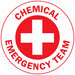 HardHatLabel Vinyl Circle White PK4