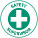 HardHatLabel Vinyl Circle White PK4