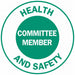 HardHatLabel Vinyl Circle White PK4