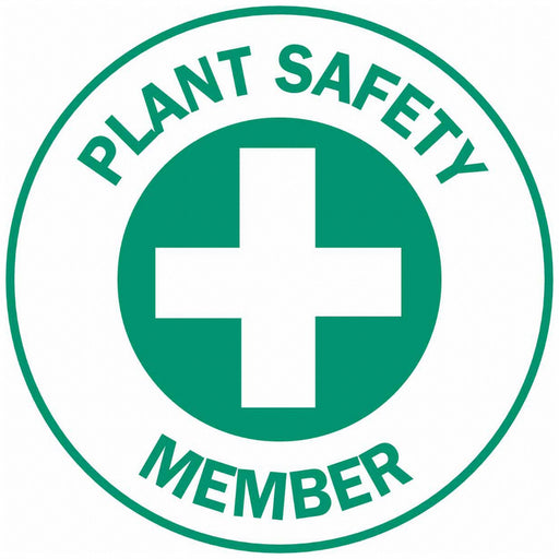 Hard Hat Emblem Labl 2in. Dia Vinyl PK4