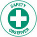 HardHatLabel Vinyl Circle White PK4