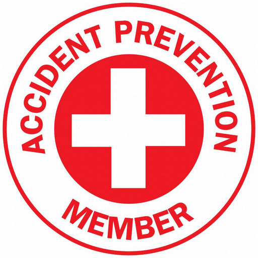 Hard Hat Emblem Labl 2in. Dia Vinyl PK4