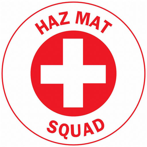 HardHatLabel Vinyl Circle White PK4