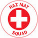 HardHatLabel Vinyl Circle White PK4