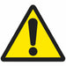 Label PS Vinyl 8inHx8inW Haz Area PK10