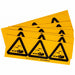 Warning Labels 4inHx4inW Vinyl PK10