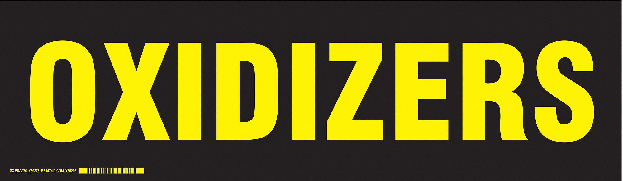 Label 7 in x 24 in Polyester