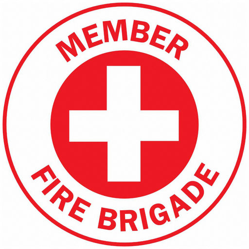 Hard Hat Emblem Labl 2in. Dia Vinyl PK4