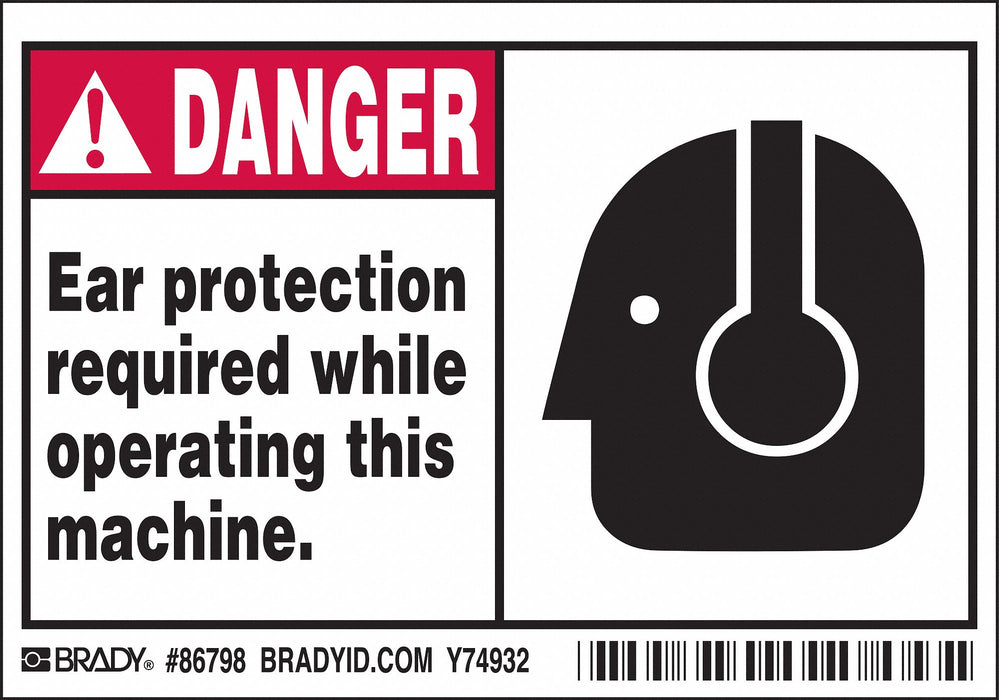 Label 3 1/2 inx5 in Polyester PK5