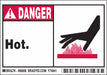 Label 3 1/2 inx5 in Polyester PK5