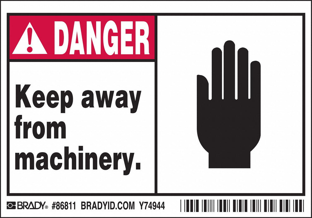 Label 3 1/2 inx5 in Polyester PK5