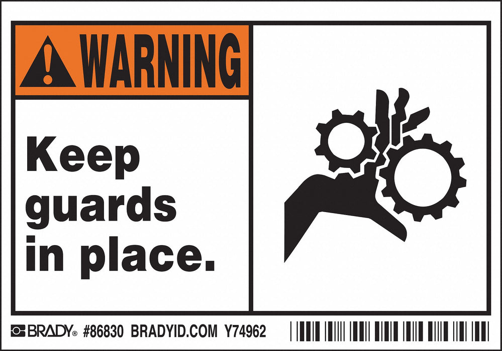 Label 3 1/2 inx5 in Polyester PK5