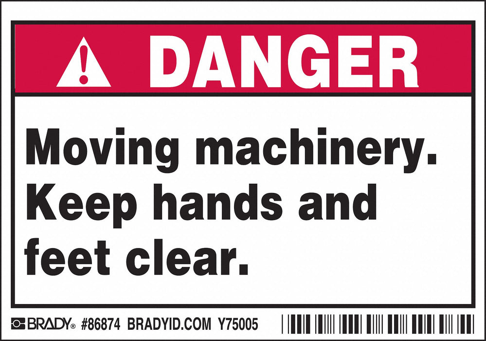 Label 3 1/2 inx5 in Polyester PK5