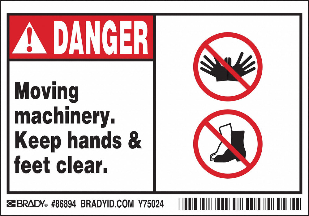 Label 3 1/2 inx5 in Polyester PK5