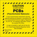 Vinyl Label 4 in x 4 in Vinyl PK50