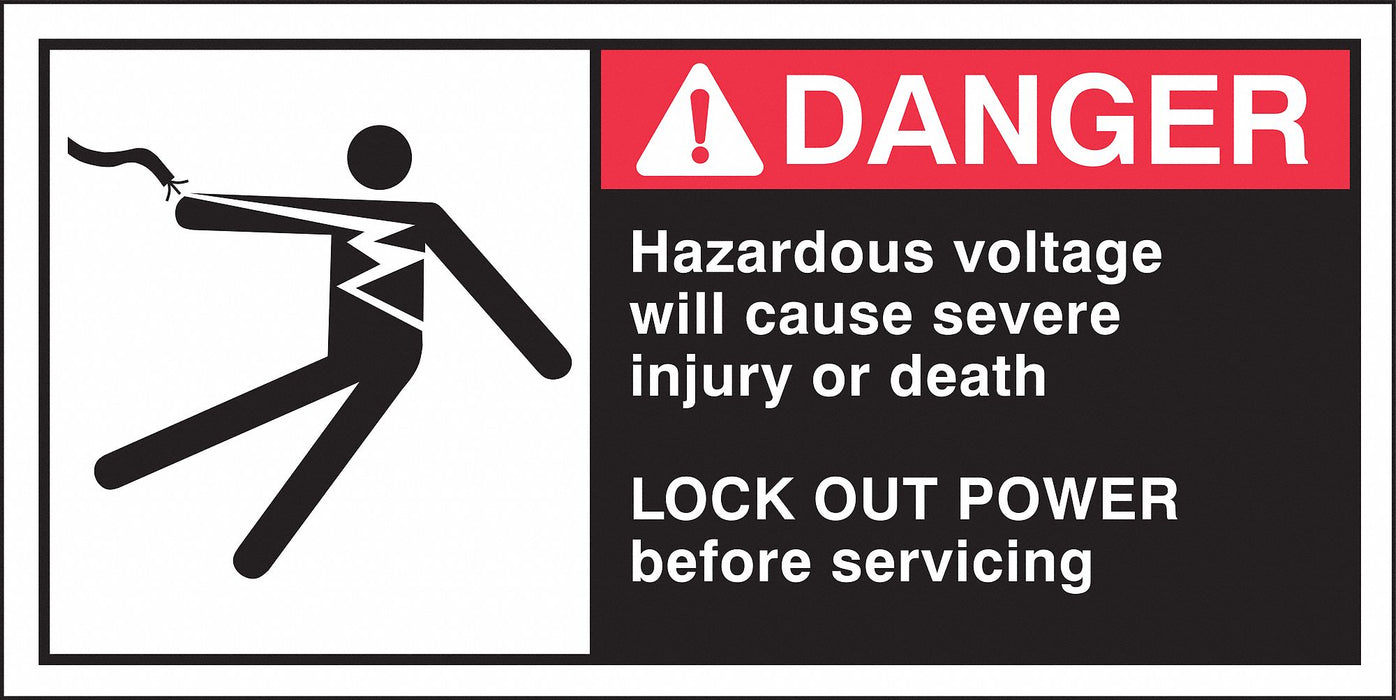 Sign 2 1/2 in x 5 in Polyester PK5